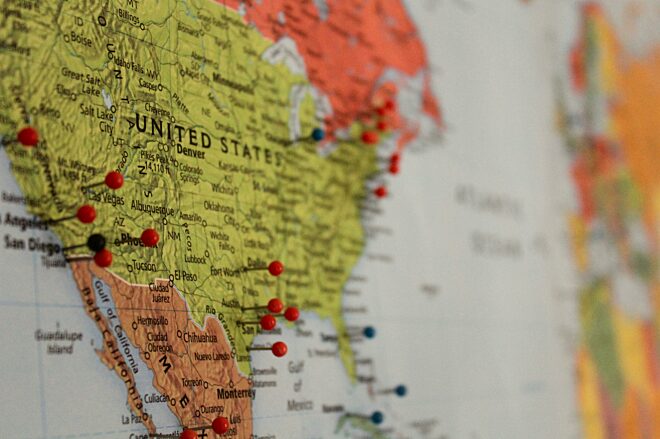 Map of the US